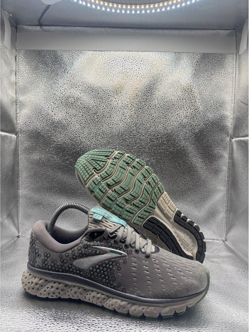 Brooks glycerin 17 grey teal
